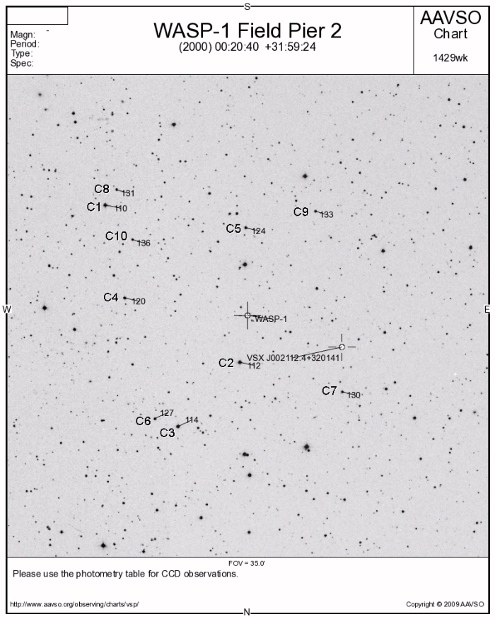 Mapka - WASP-1, JD 2455182.48600
