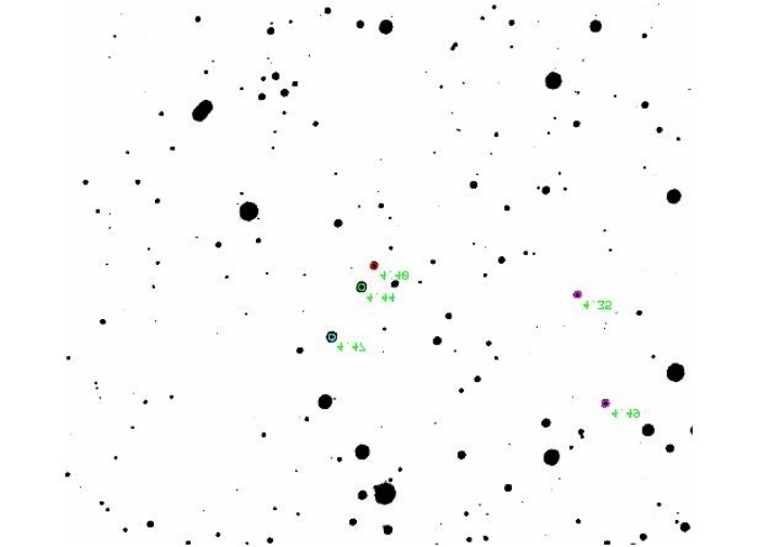 Mapka - CoRoT-1, JD 2455156.78946