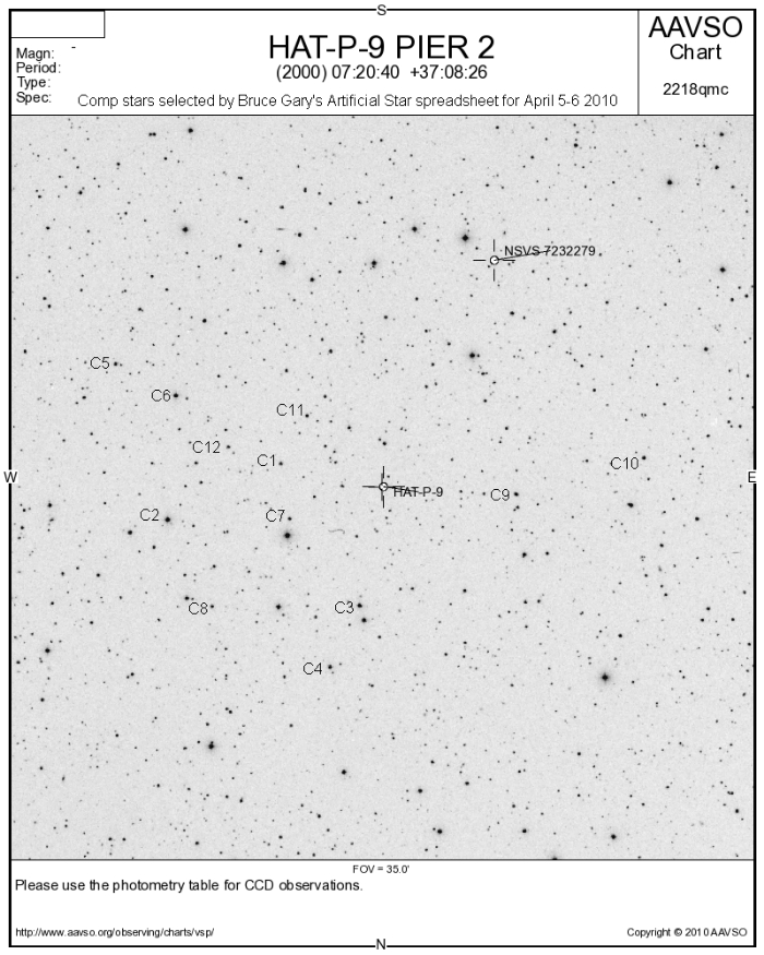 Mapka - HAT-P-9, JD 2455292.62902