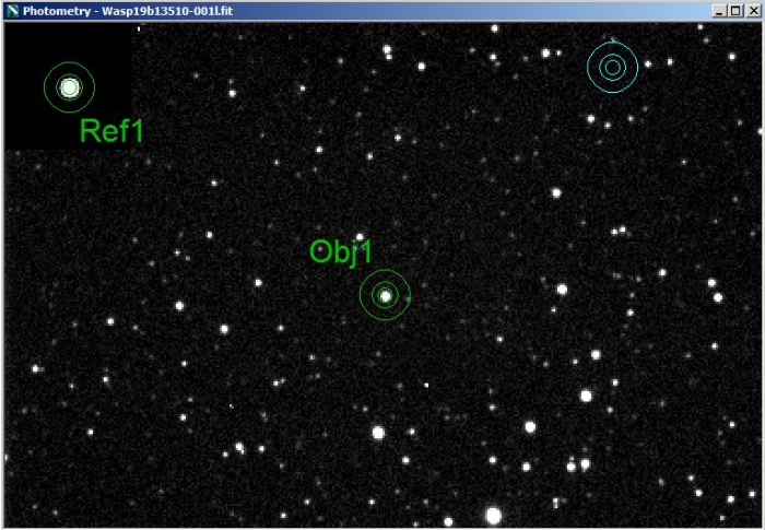 Mapka - WASP-19, JD 2455329.81912