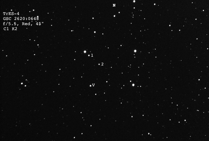 Mapka - TrES-4, JD 2455442.68298