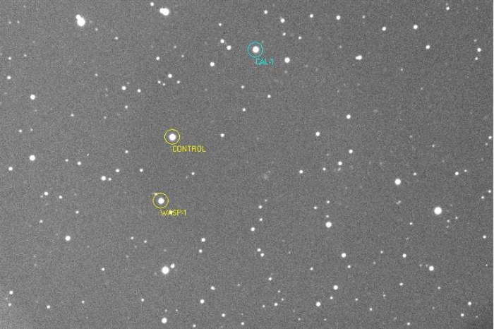 Mapka - WASP-1, JD 2455487.34828