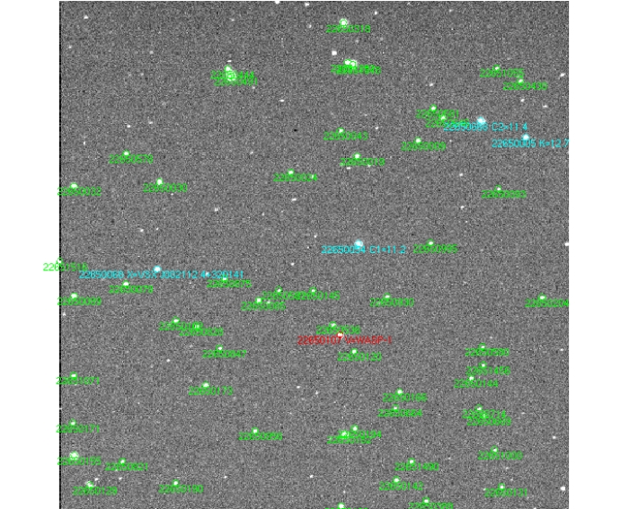 Mapka - WASP-1, JD 2455507.53714