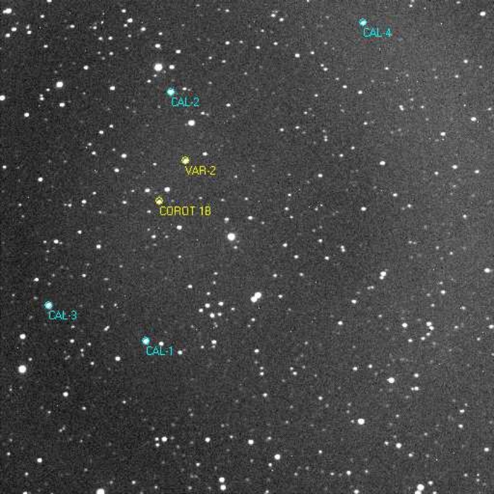 Mapka - CoRoT-1, JD 2455520.48692