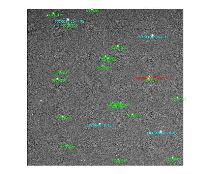 Mapka - WASP-26, JD 2455520.49372