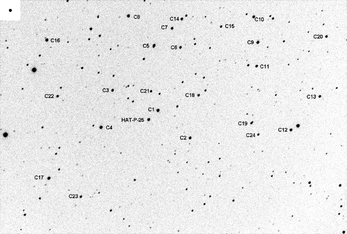 Mapka - HAT-P-25, JD 2455501.86491