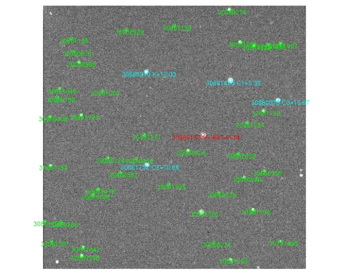 Mapka - HAT-P-14, JD 2455689.69093