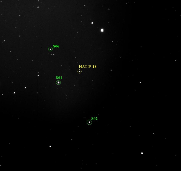 Mapka - HAT-P-18, JD 2455662.39800