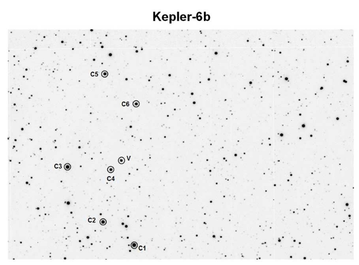 Mapka - Kepler-6, JD 2455785.68494