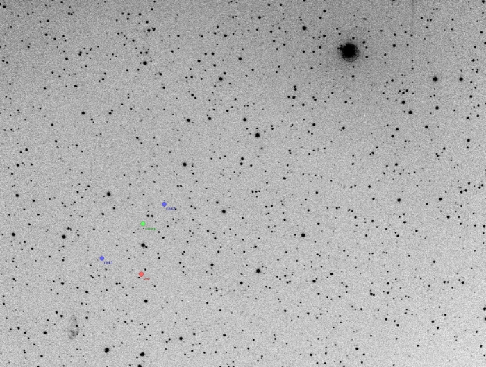 Mapka - WASP-1, JD 2455807.36655