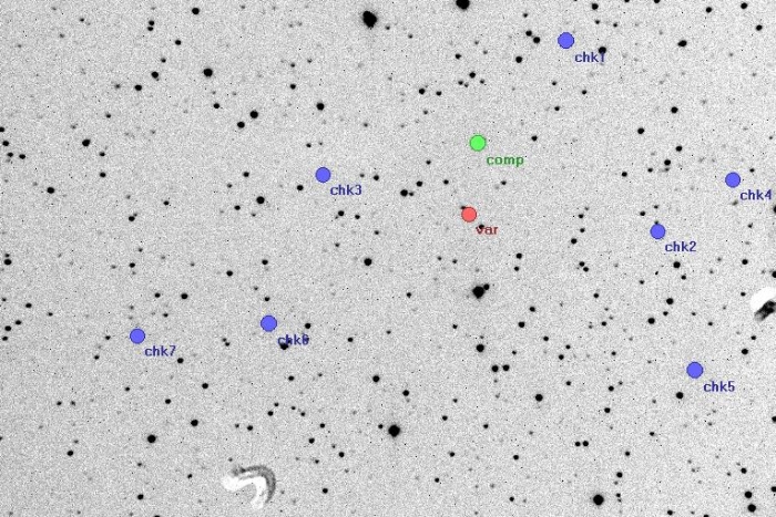 Mapka - WASP-1, JD 2455850.21312