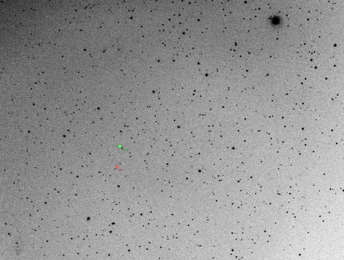 Mapka - WASP-1, JD 2455850.23740