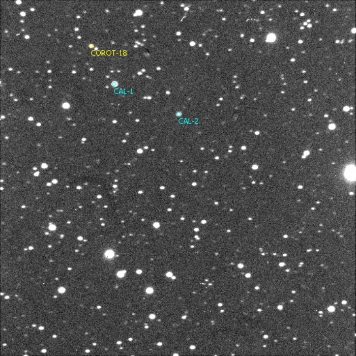 Mapka - CoRoT-18, JD 2455893.56948