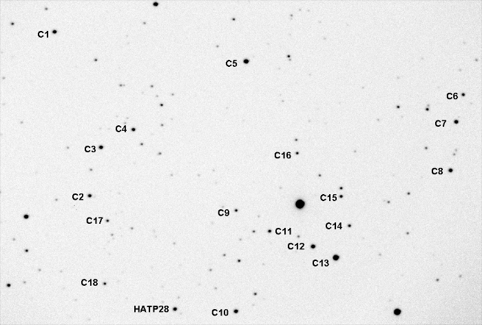 Mapka - HAT-P-28, JD 2455912.58691