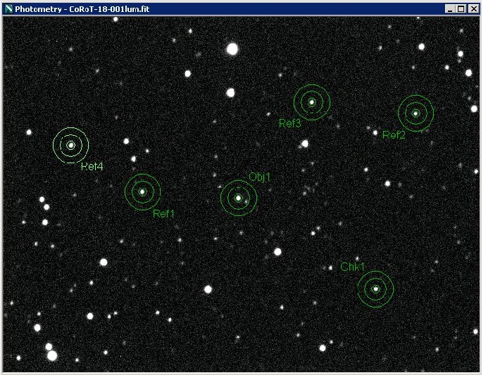 Mapka - CoRoT-18, JD 2455929.69097
