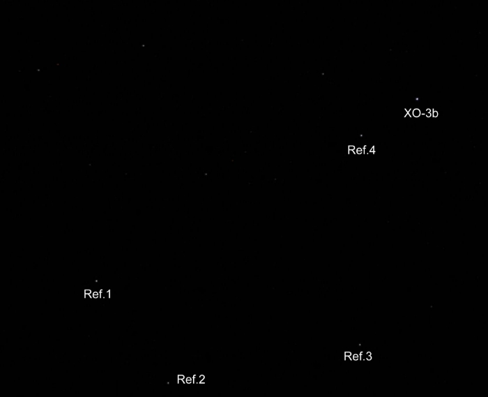 Mapka - XO-3, JD 2455943.39500