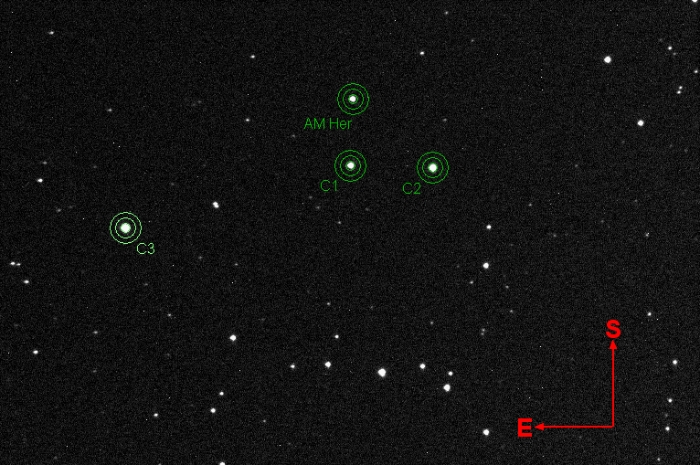 Mapka - AM Her, JD 2455783.37147
