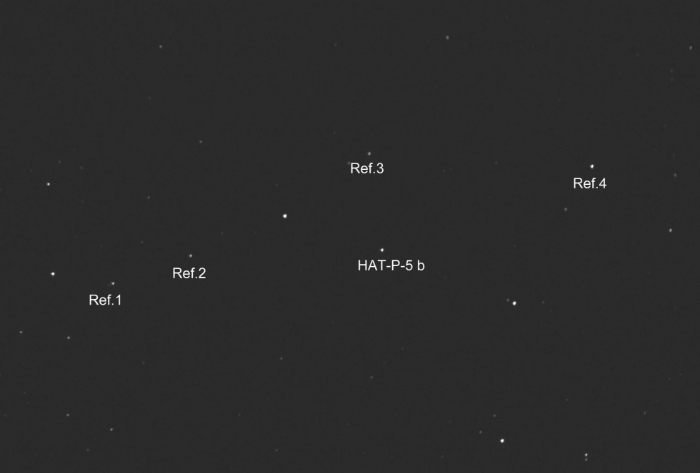 Mapka - HAT-P-5, JD 2456157.35417