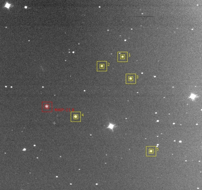 Mapka - WASP-21, JD 2456169.38546