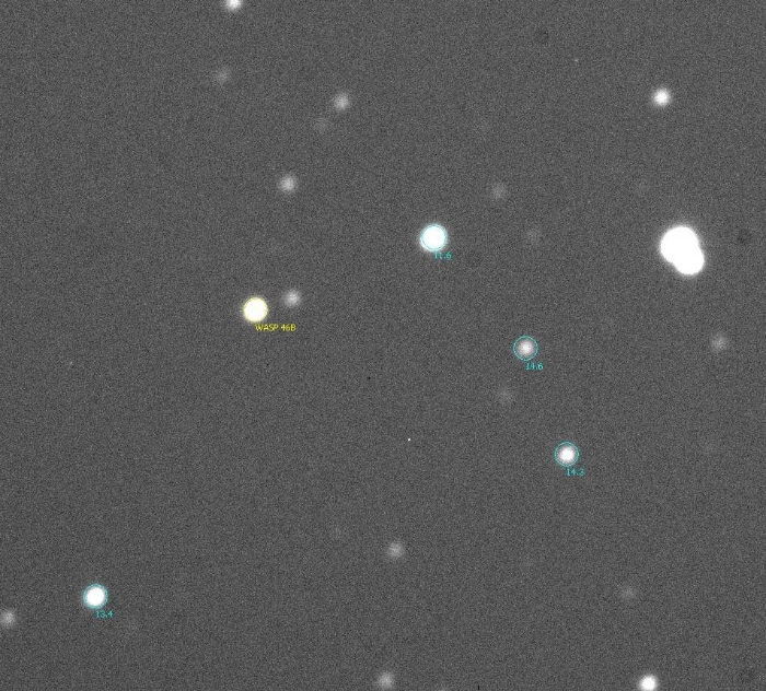 Mapka - WASP-46, JD 2456227.57941