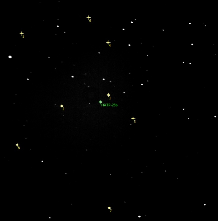 Mapka - HAT-P-25, JD 2456254.31458