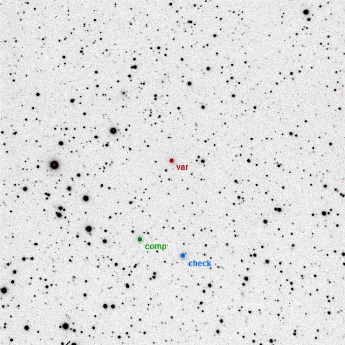 Mapka - WASP-19, JD 2456364.78740