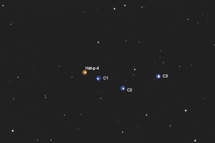 Mapka - HAT-P-4, JD 2456385.26365