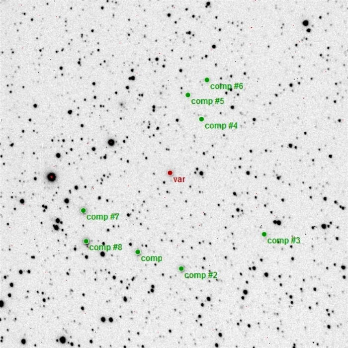 Mapka - WASP-19, JD 2456390.75228