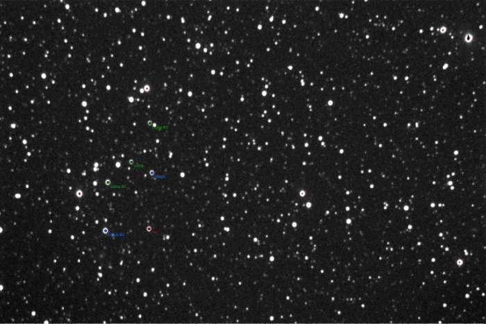 Mapka - WASP-19, JD 2456436.57298