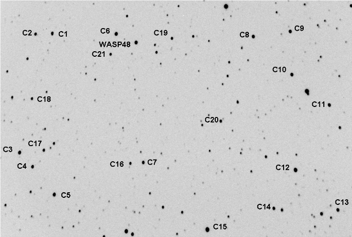 Mapka - WASP-48, JD 2456487.72479