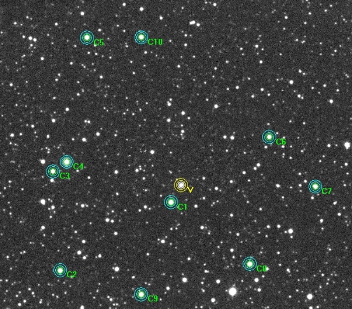 Mapka - CoRoT-2, JD 2456515.56400