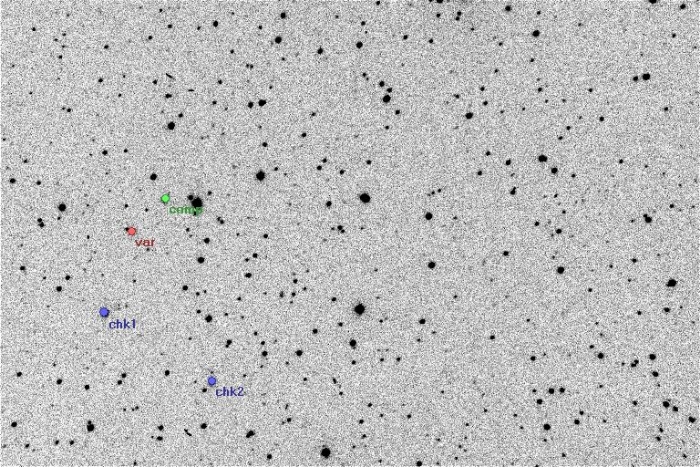 Mapka - V1066 Her, JD 2455791.34324