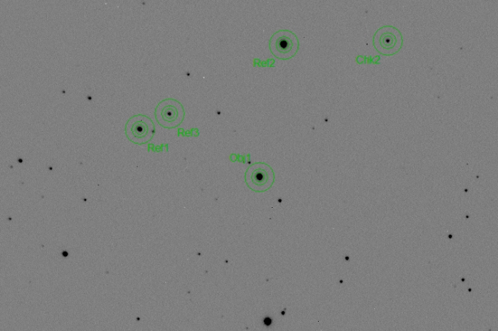 Mapka - WASP-1, JD 2456543.25160