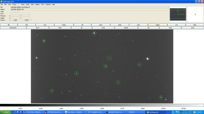 Mapka - WASP-59, JD 2456543.64557