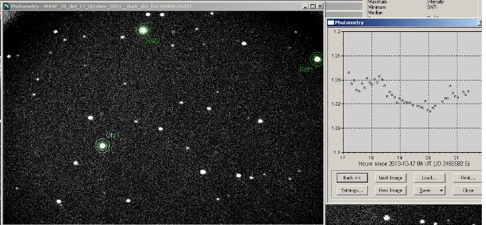 Mapka - WASP-59, JD 2456583.21707