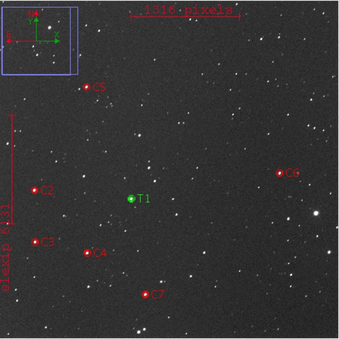 Mapka - KELT-1, JD 2456599.54129