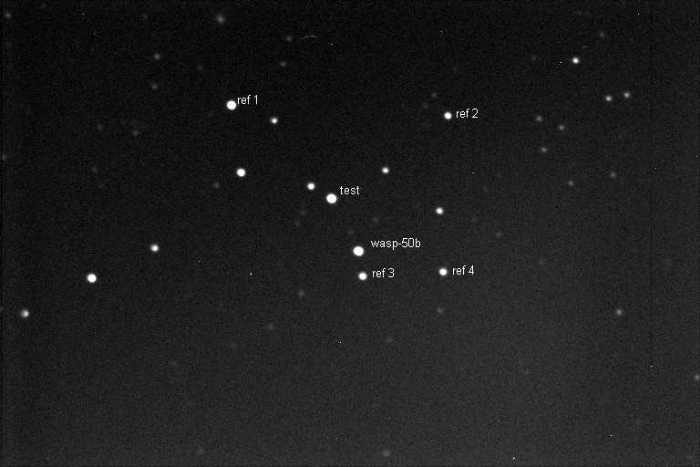 Mapka - WASP-50, JD 2456608.39225