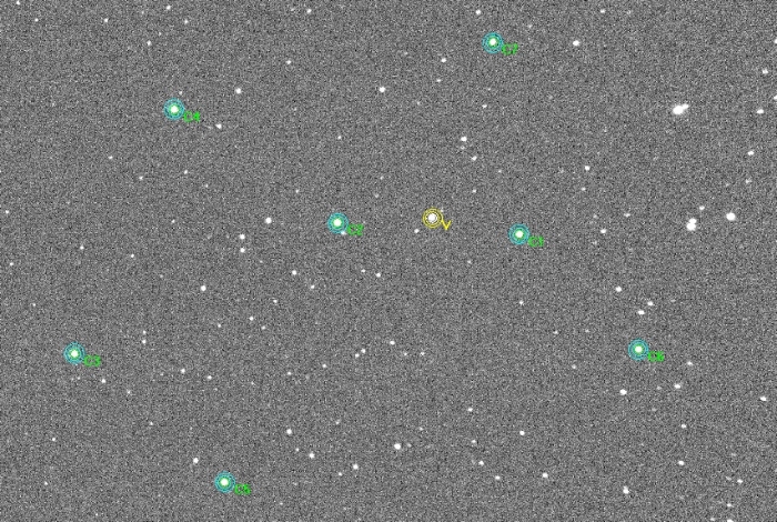 Mapka - WASP-1, JD 2456631.45262