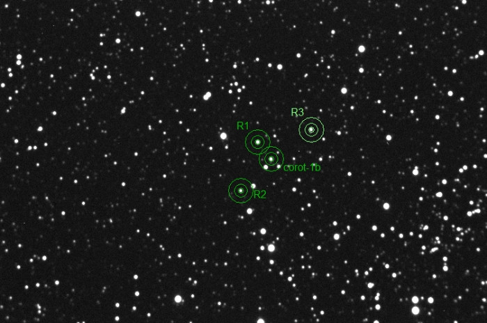 Mapka - CoRoT-1, JD 2456629.59237