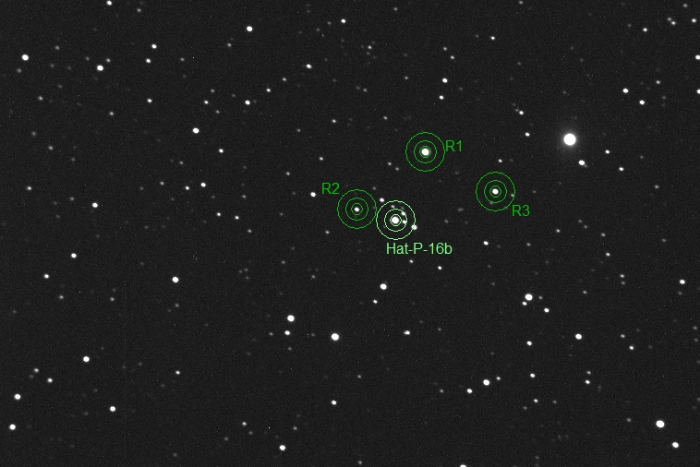 Mapka - HAT-P-16, JD 2456590.37571