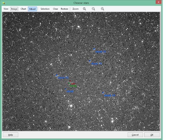 Mapka - CoRoT-1, JD 2456638.62645