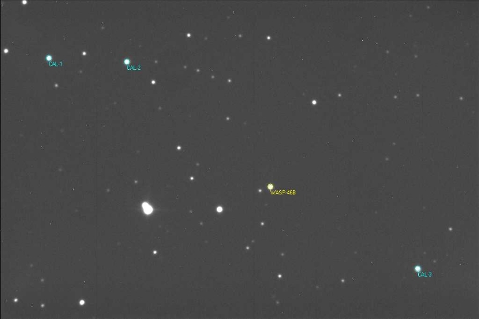 Mapka - WASP-46, JD 2456589.48073