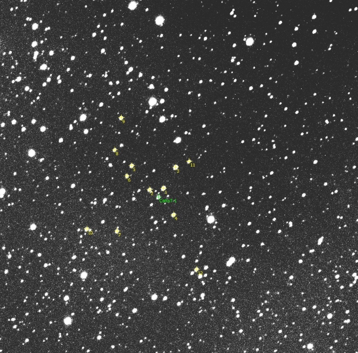 Mapka - CoRoT-1, JD 2456655.22102