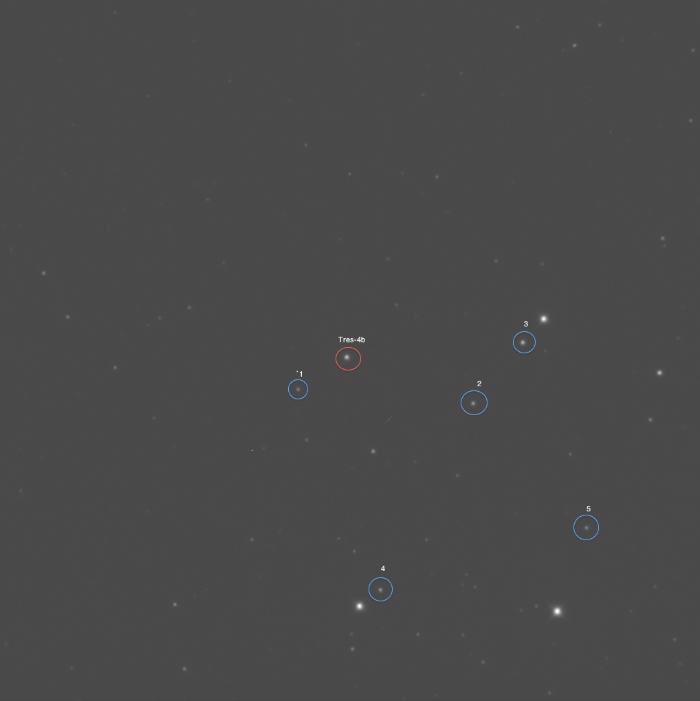 Mapka - TrES-4, JD 2456373.83665