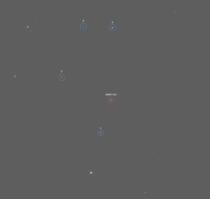 Mapka - WASP-21, JD 2456588.66650