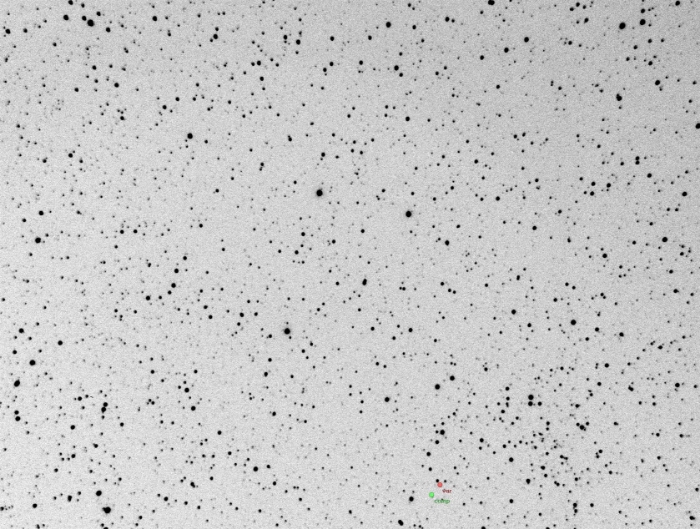 Mapka - CoRoT-1, JD 2456750.27353