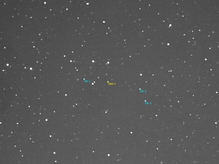 Mapka - TrES-4, JD 2456775.38204