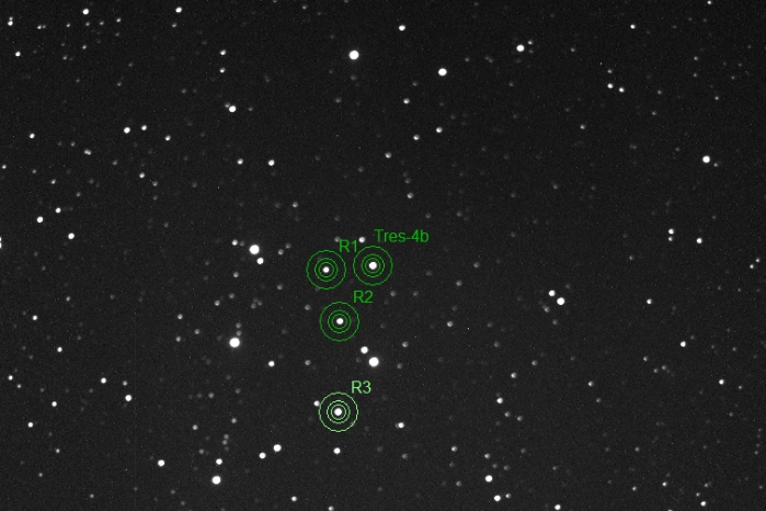 Mapka - TrES-4, JD 2456775.42530