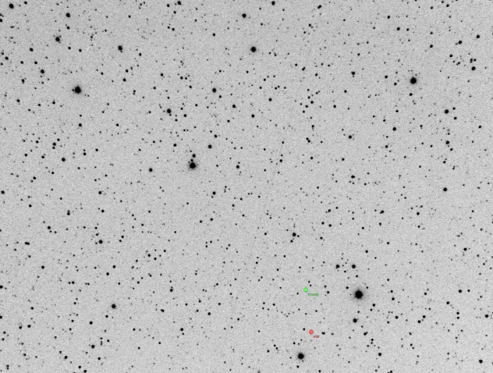 Mapka - WASP-103, JD 2456809.34458