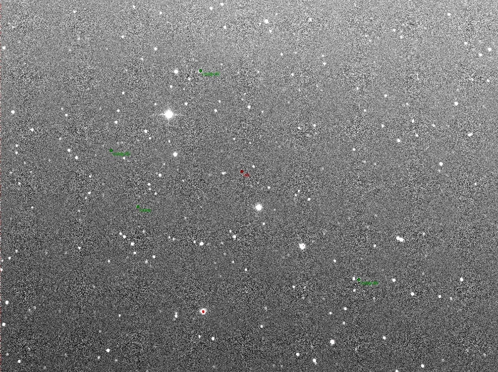 Mapka - WASP-103, JD 2456821.42849